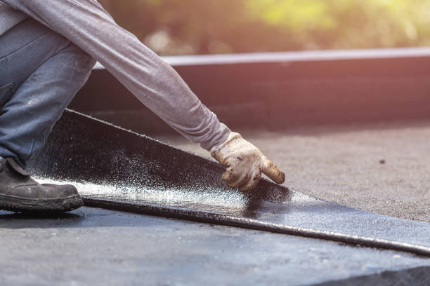 Professional Foundation Crack Repair technician working in Harrisburg, OH